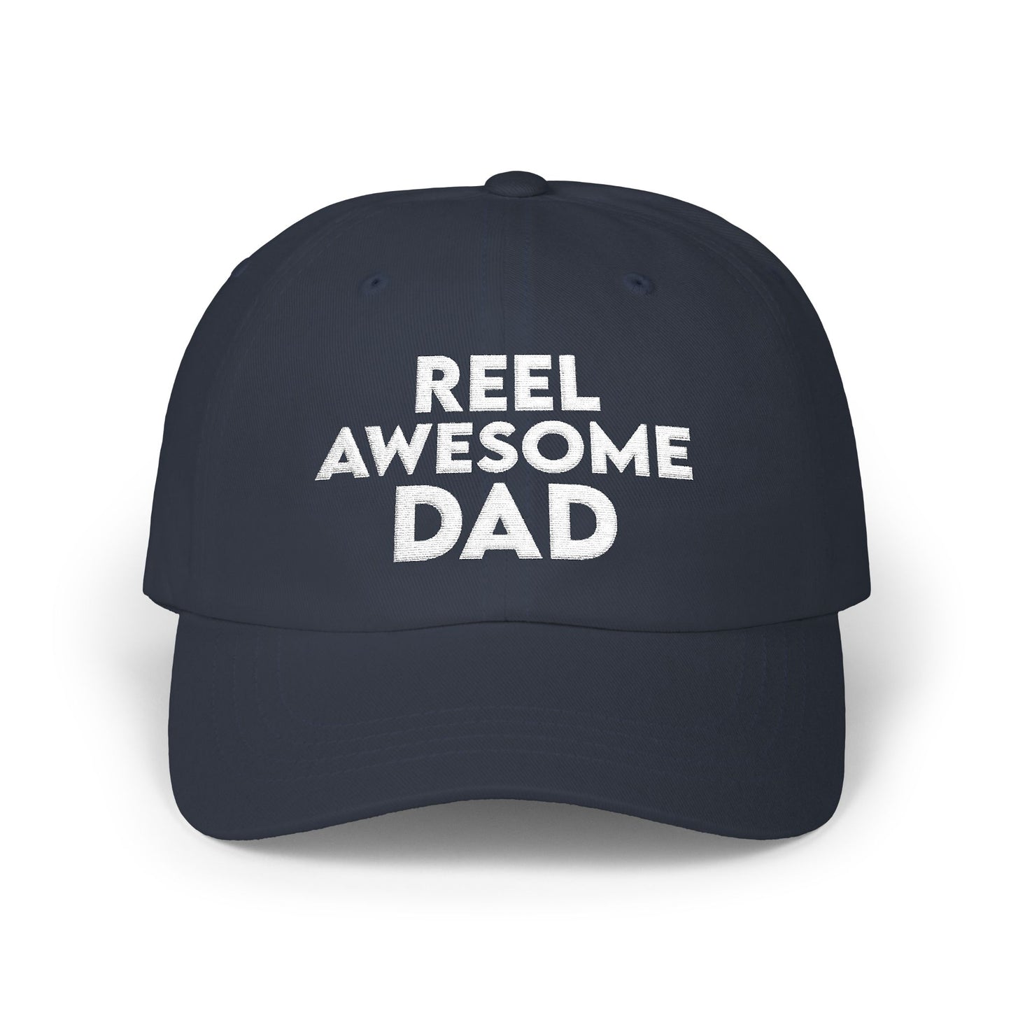 Reel Awesome Dad Cap - Perfect Gift for Dad, Casual Wear, Outdoor Activities, Birthday, Dad's Day