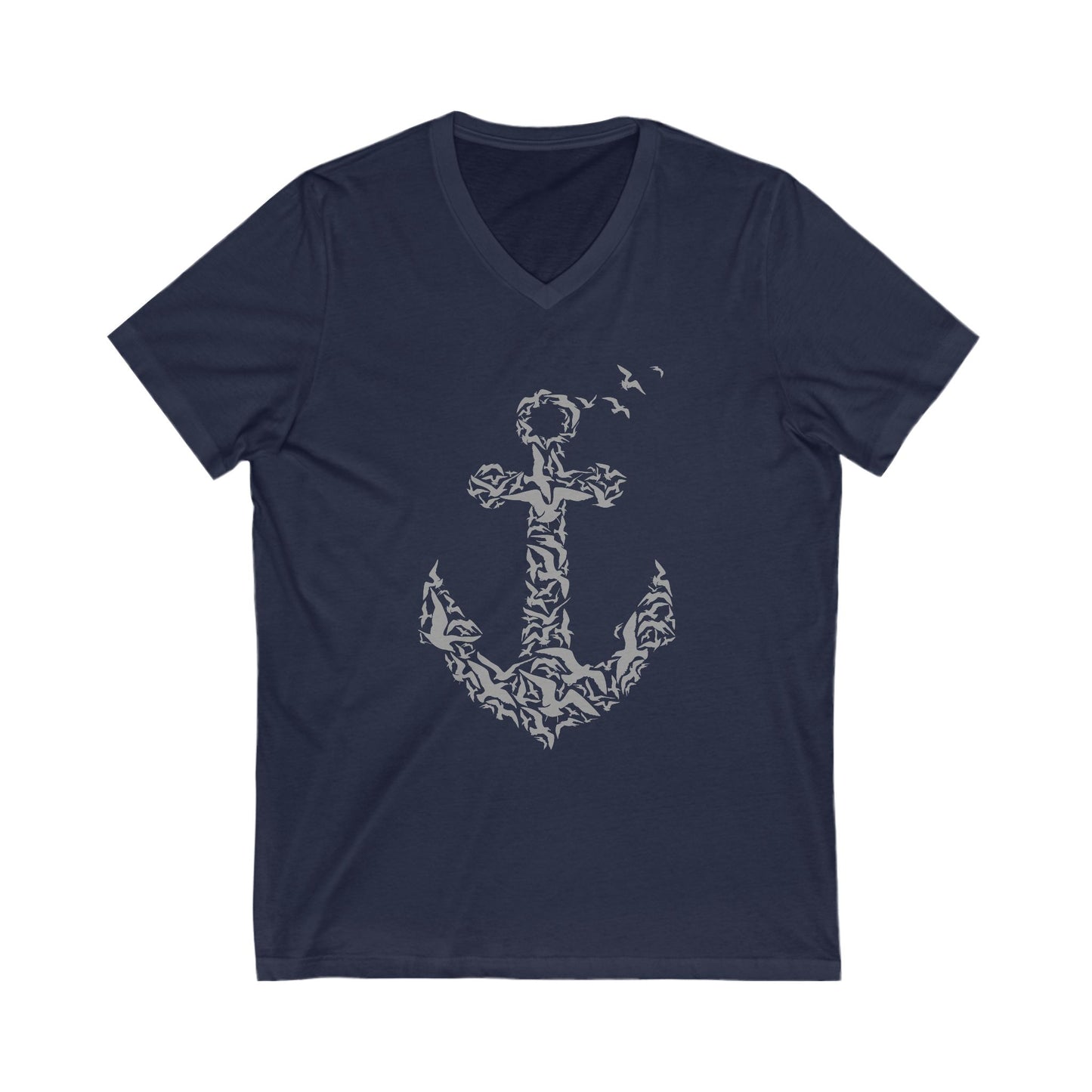 Nautical Anchor V-Neck Tee