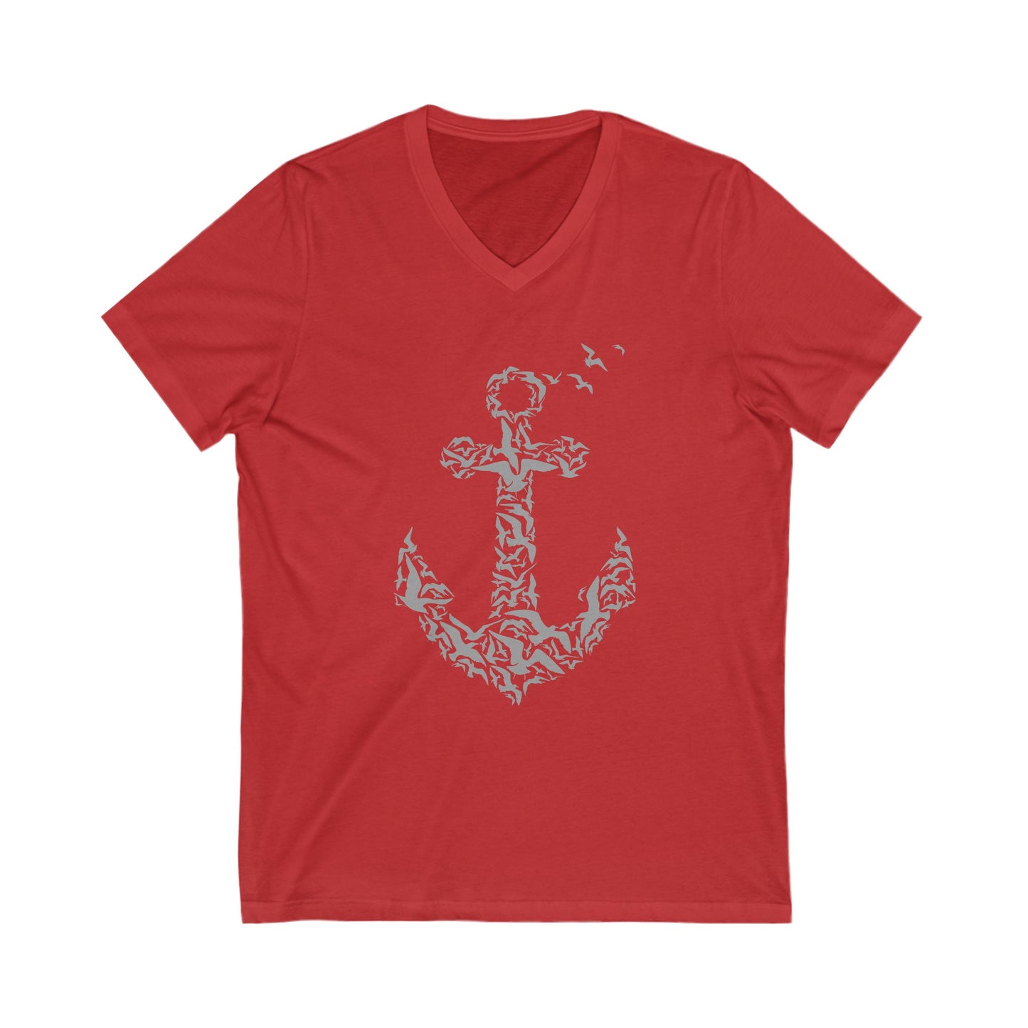 Nautical Anchor V-Neck Tee