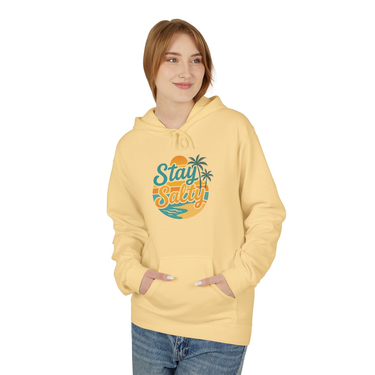 Womans Softstyle Hoodie -Stay Salty Hoodie -
