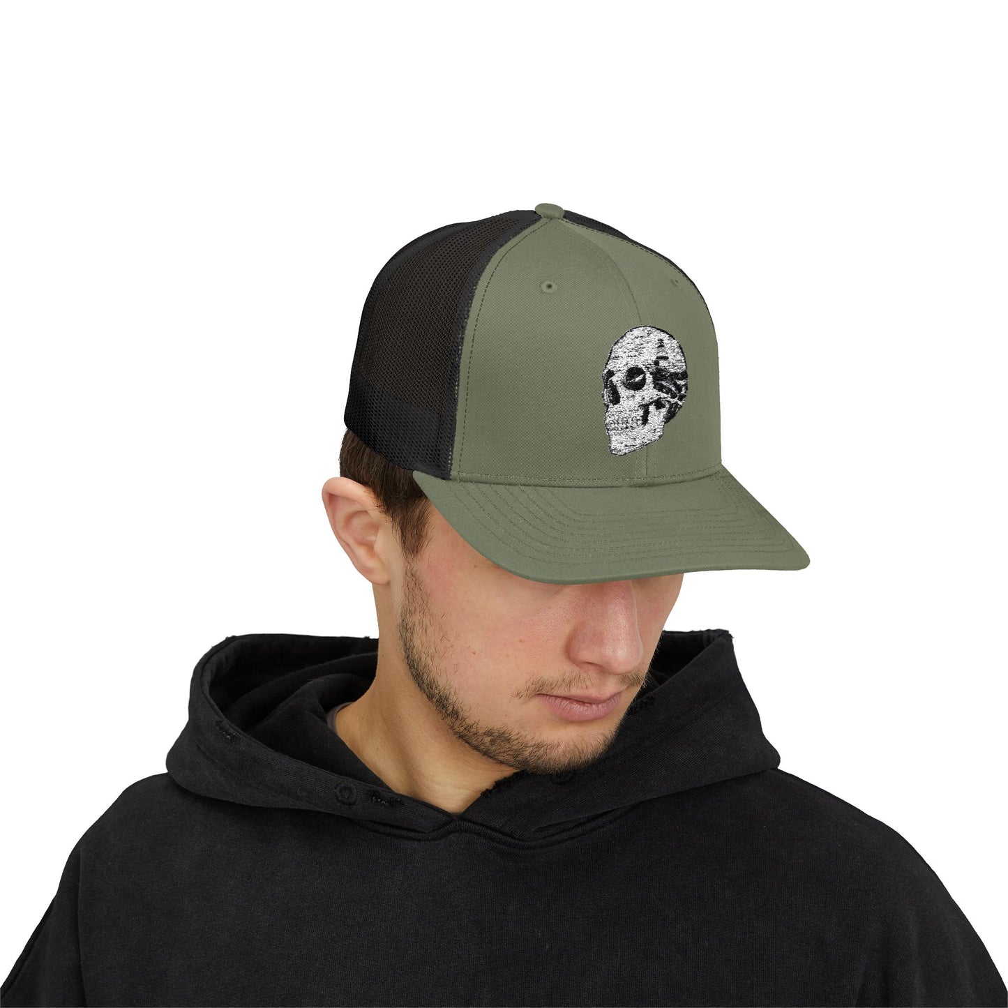 Skull Snapback Trucker Cap | Stylish Men's & Women's Hat