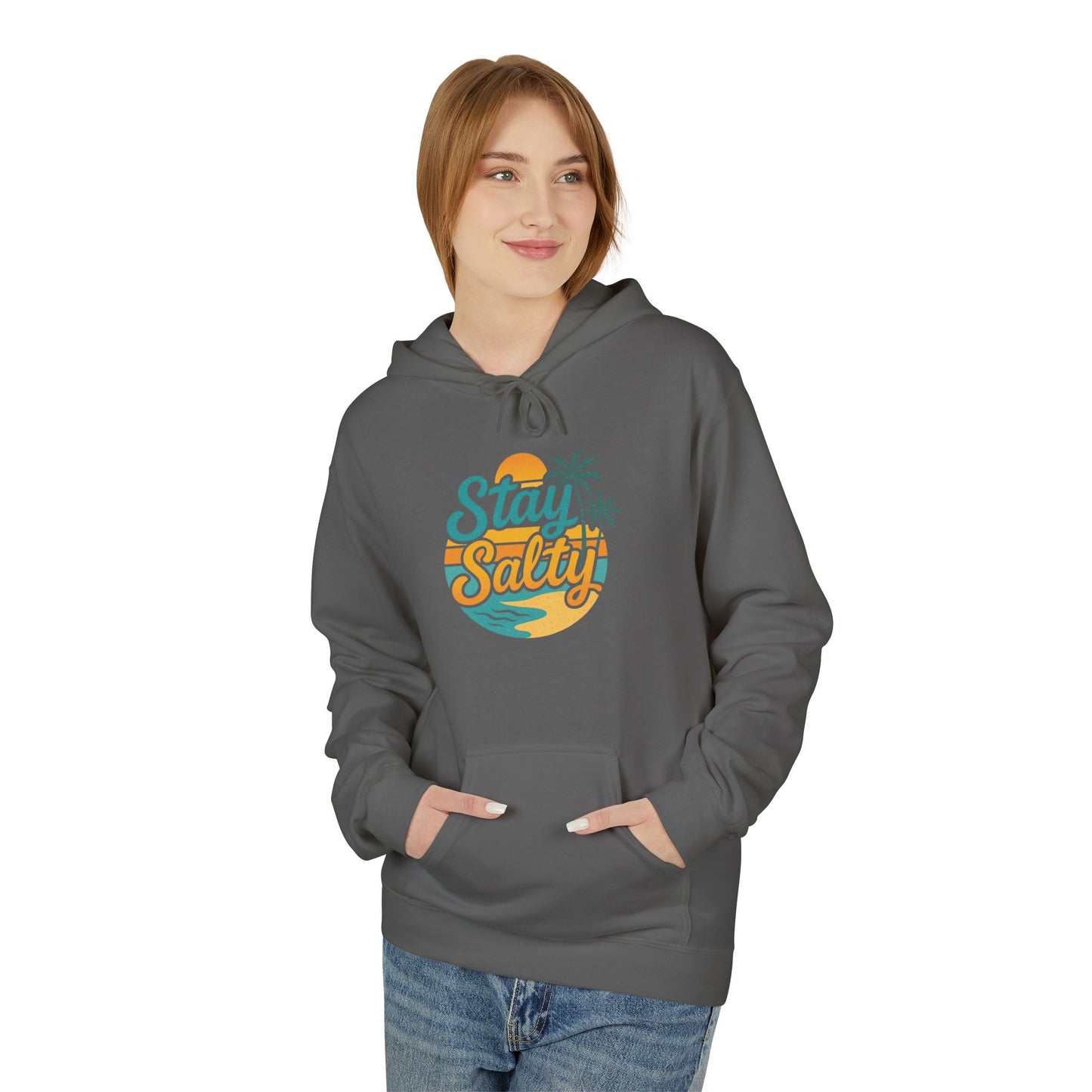 Womans Softstyle Hoodie -Stay Salty Hoodie -