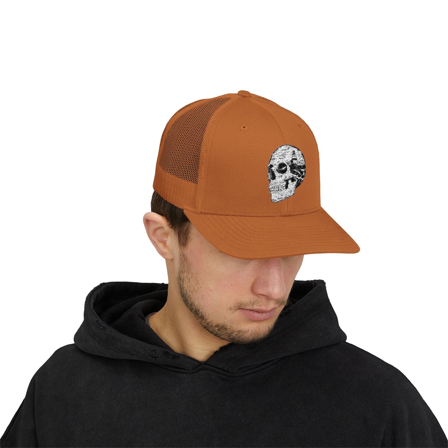 Skull Snapback Trucker Cap | Stylish Men's & Women's Hat