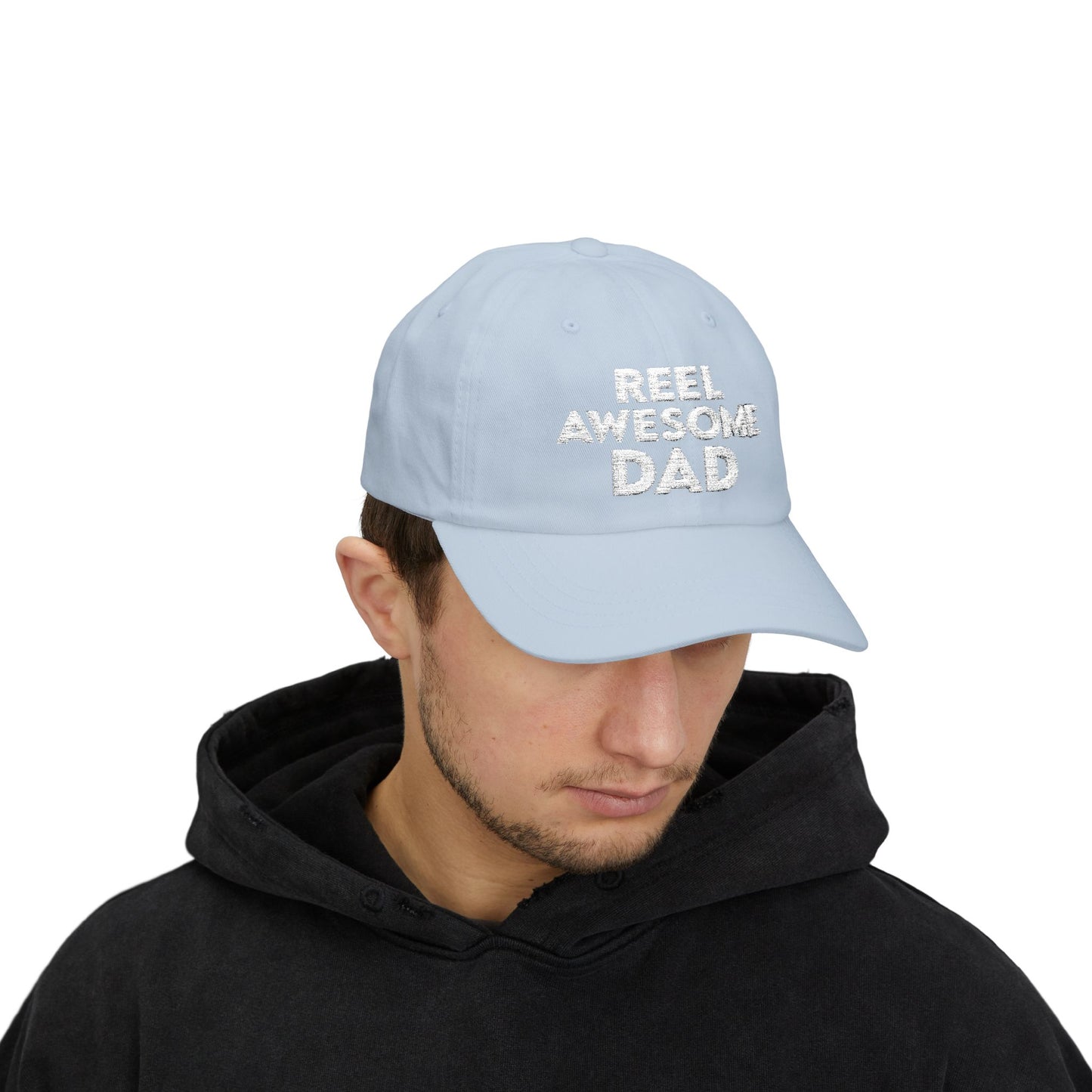 Reel Awesome Dad Cap - Perfect Gift for Dad, Casual Wear, Outdoor Activities, Birthday, Dad's Day