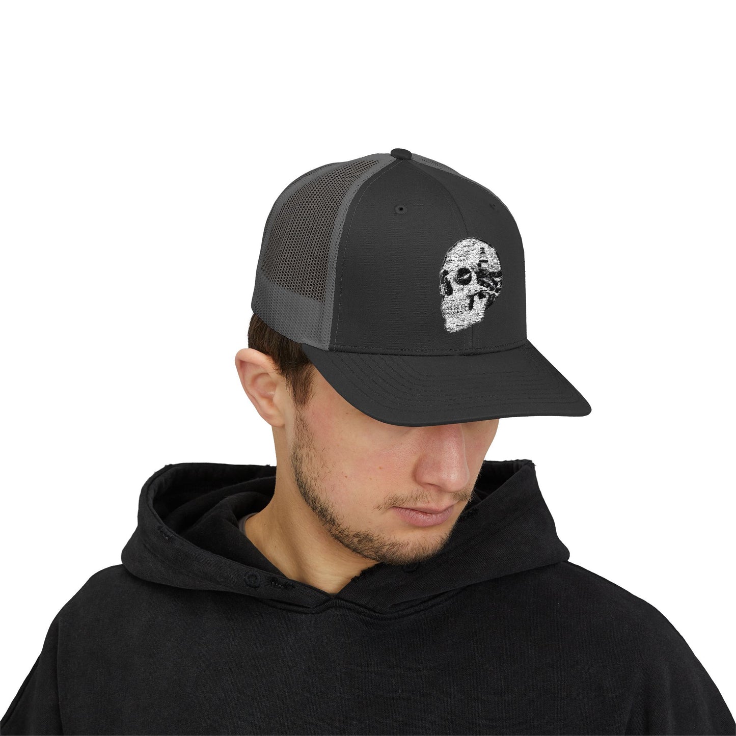 Skull Snapback Trucker Cap | Stylish Men's & Women's Hat