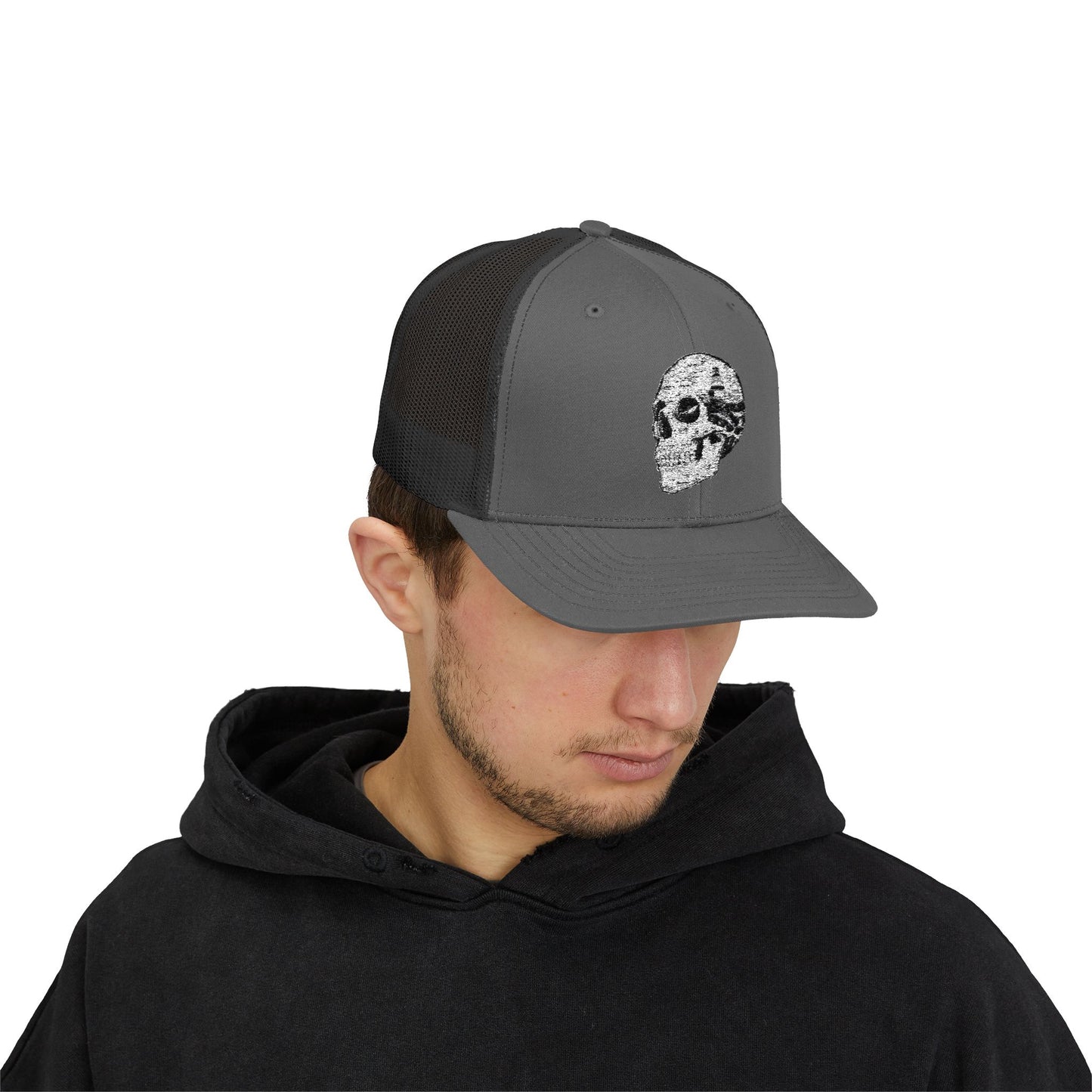 Skull Snapback Trucker Cap | Stylish Men's & Women's Hat
