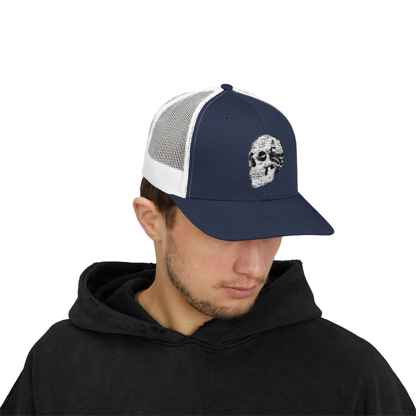 Skull Snapback Trucker Cap | Stylish Men's & Women's Hat