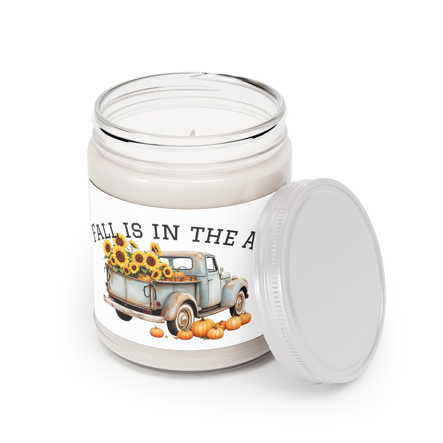 Fall-Themed Soy Candle
