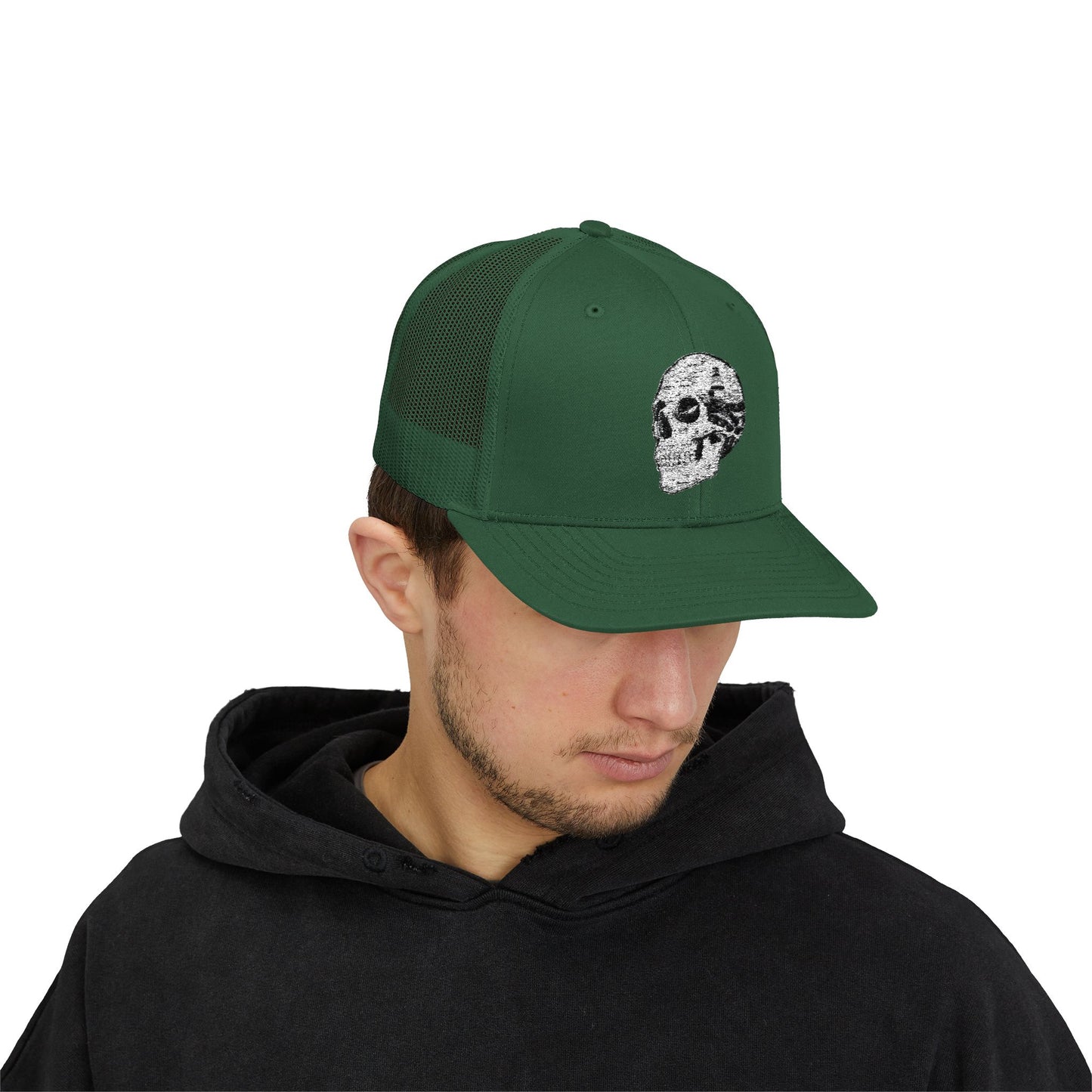 Skull Snapback Trucker Cap | Stylish Men's & Women's Hat