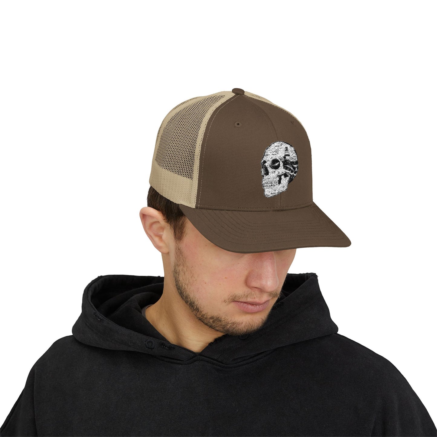 Skull Snapback Trucker Cap | Stylish Men's & Women's Hat