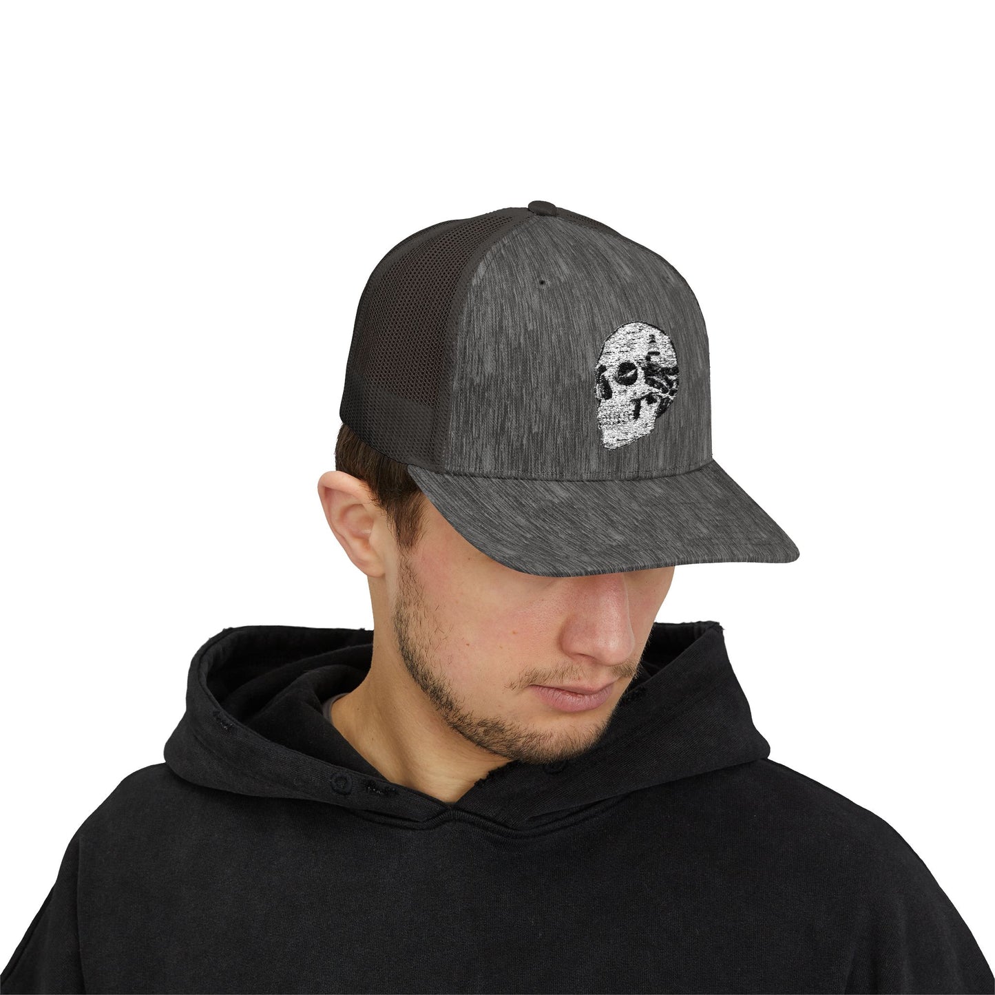 Skull Snapback Trucker Cap | Stylish Men's & Women's Hat