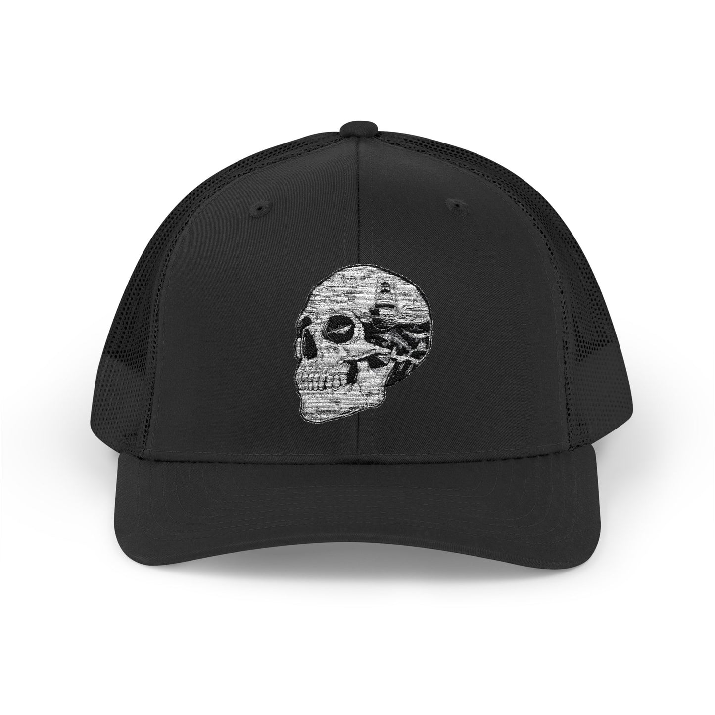 Skull Snapback Trucker Cap | Stylish Men's & Women's Hat