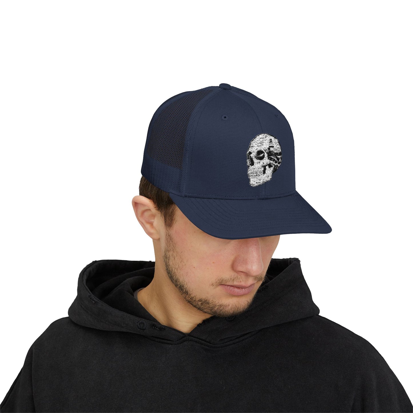 Skull Snapback Trucker Cap | Stylish Men's & Women's Hat
