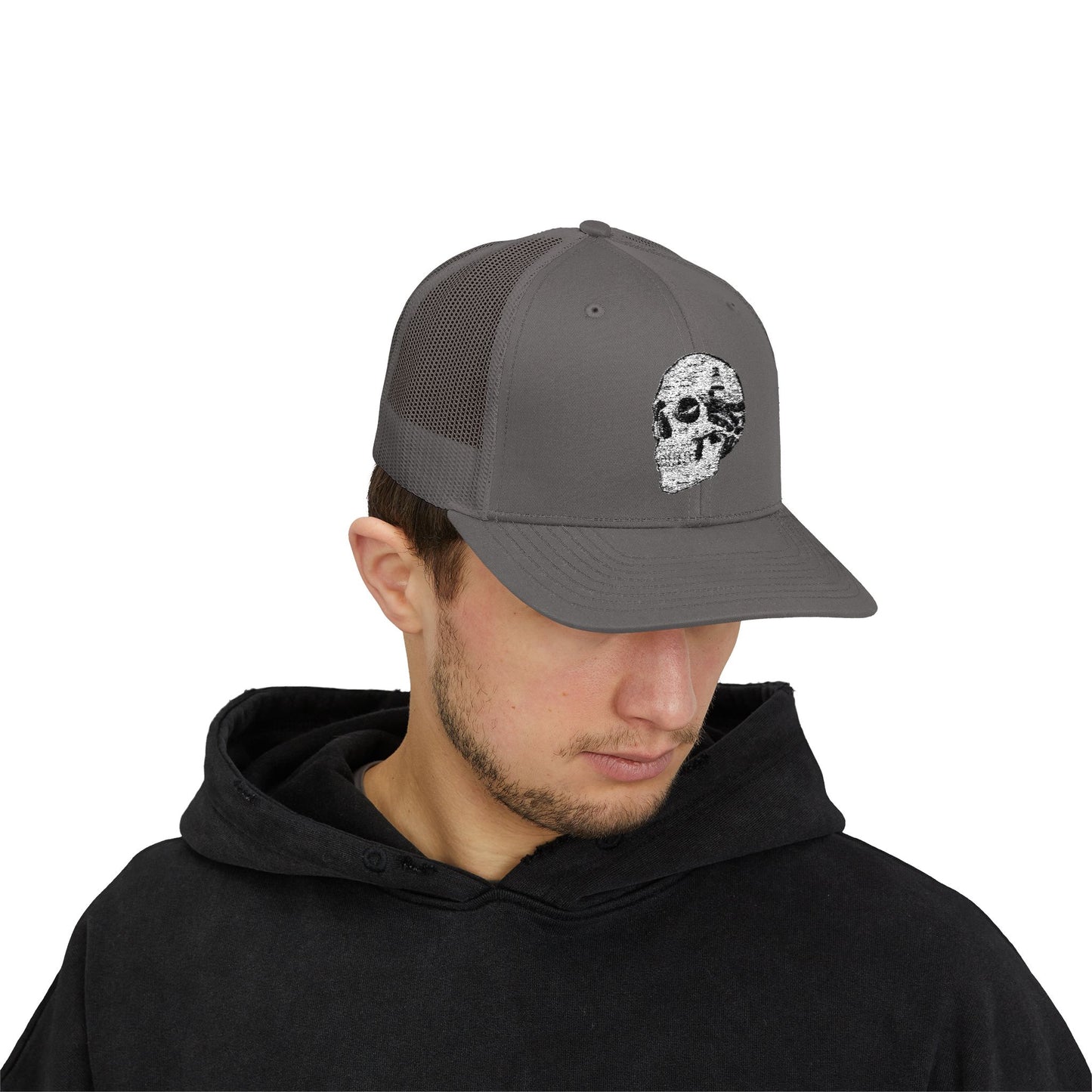 Skull Snapback Trucker Cap | Stylish Men's & Women's Hat