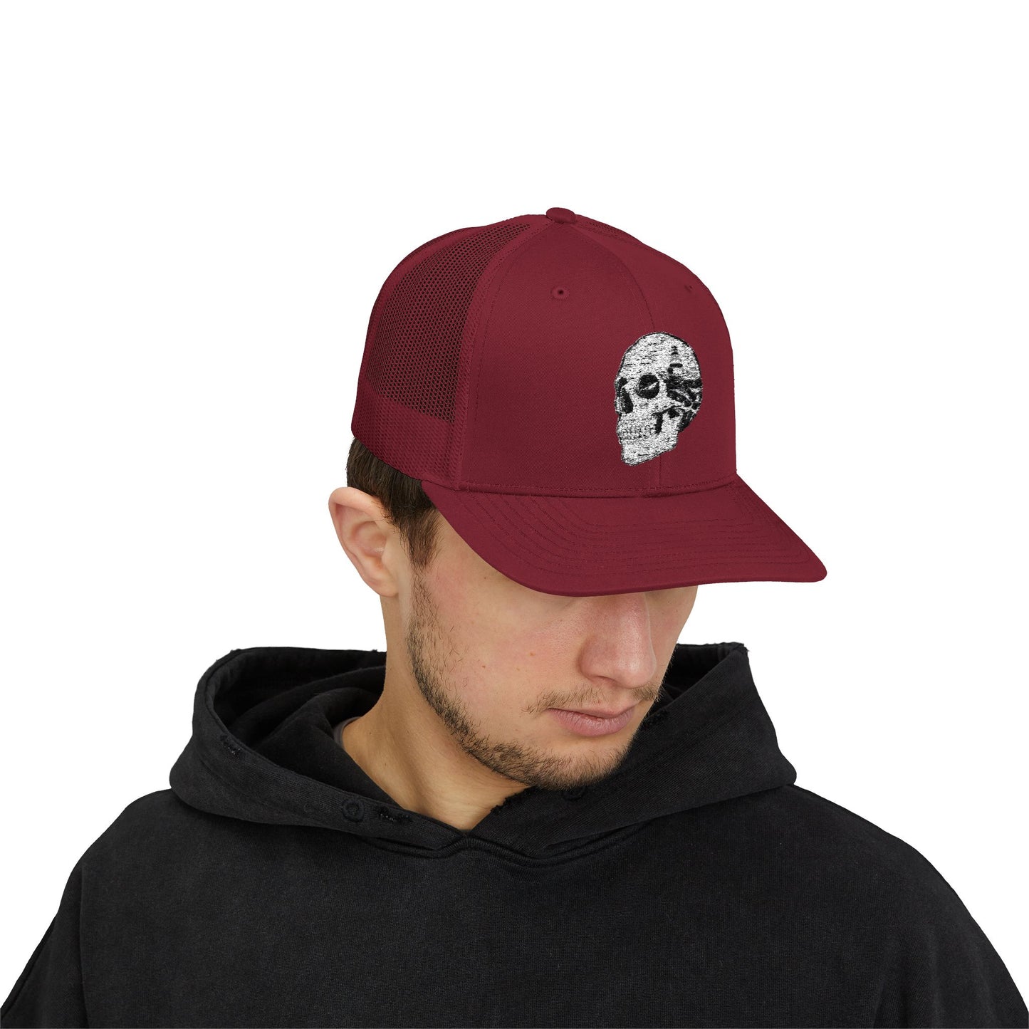 Skull Snapback Trucker Cap | Stylish Men's & Women's Hat