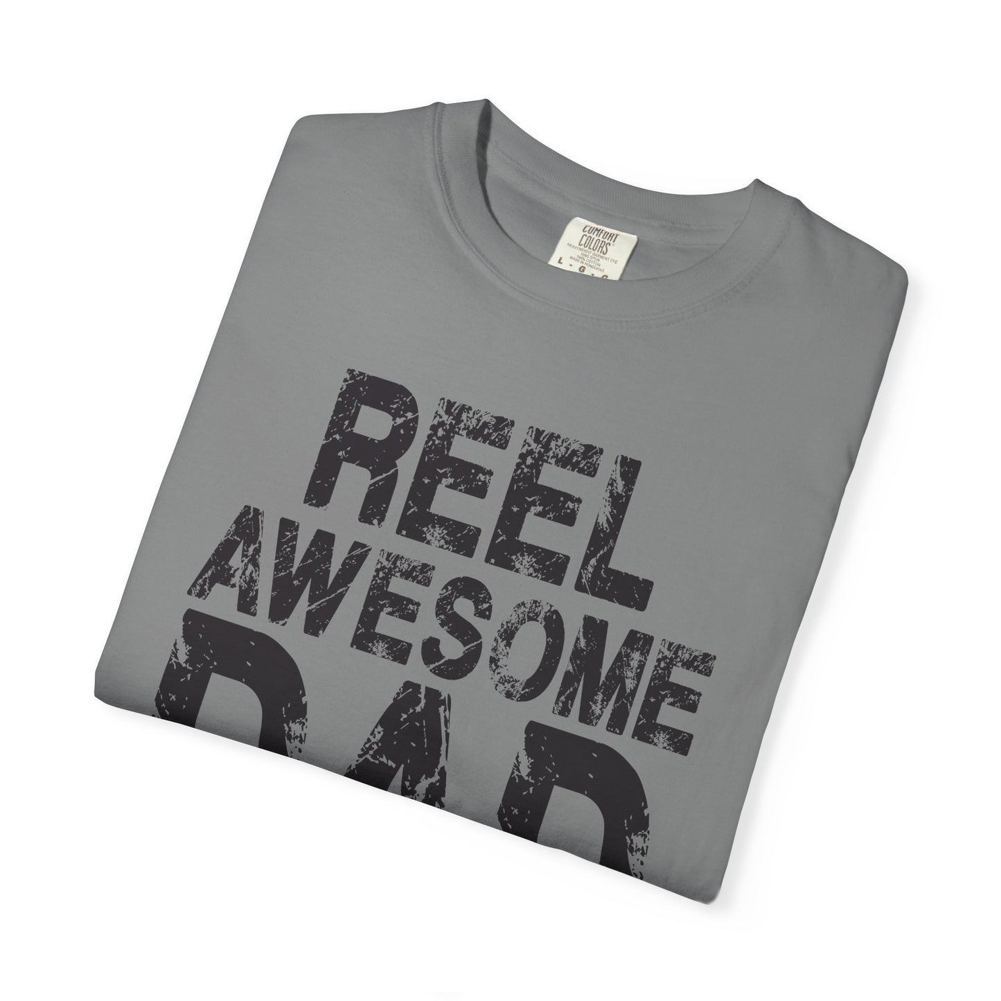 Reel Awesome Dad T-Shirt, Unisex Gift, Father's Day Tee, Casual Wear, Fishing Enthusiast Shirt, Dad Gift Idea