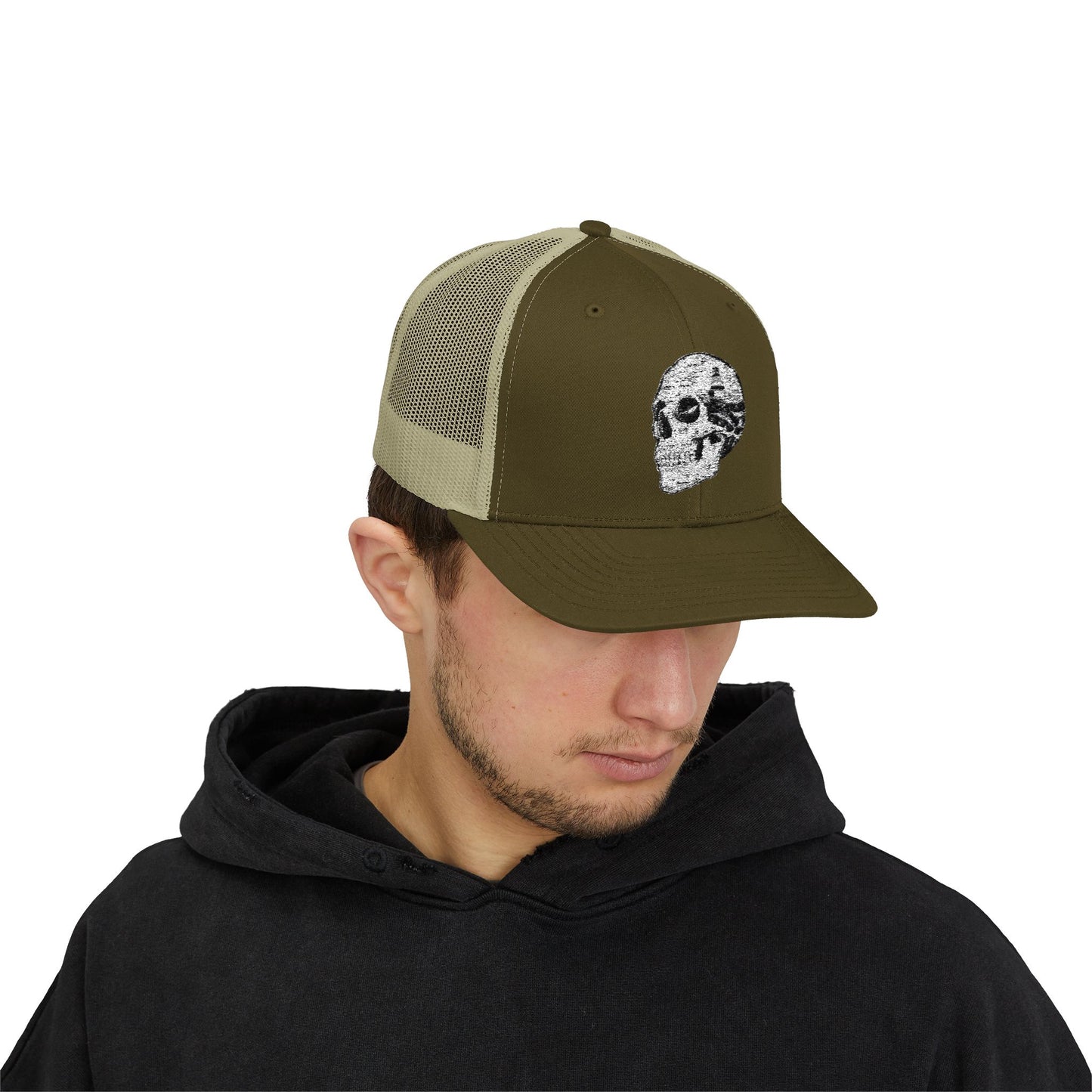 Skull Snapback Trucker Cap | Stylish Men's & Women's Hat