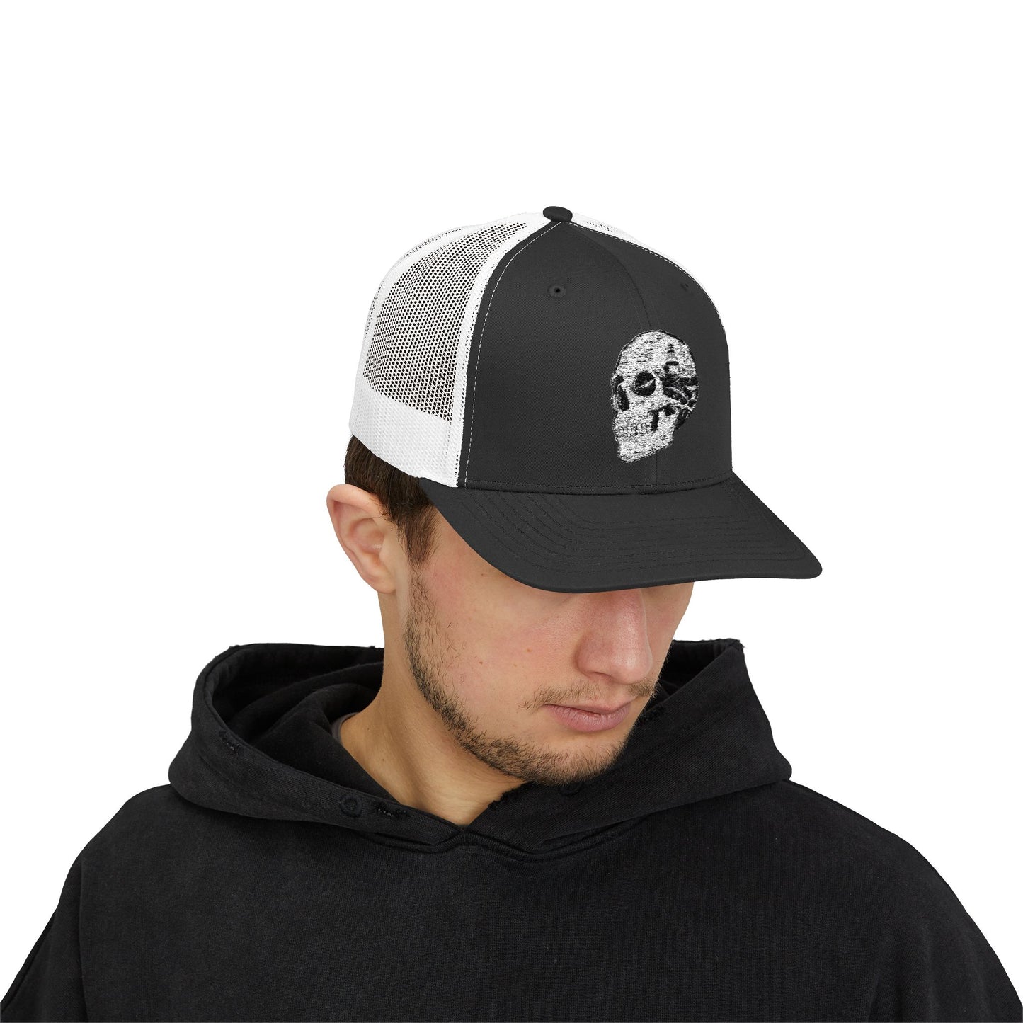 Skull Snapback Trucker Cap | Stylish Men's & Women's Hat