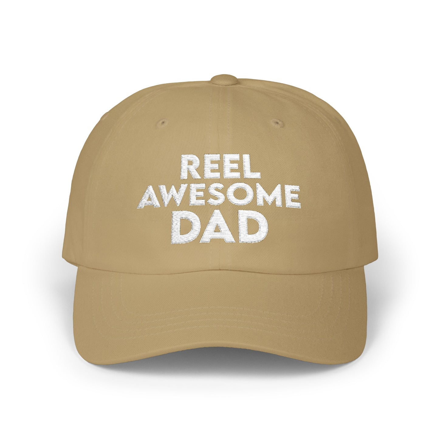 Reel Awesome Dad Cap - Perfect Gift for Dad, Casual Wear, Outdoor Activities, Birthday, Dad's Day