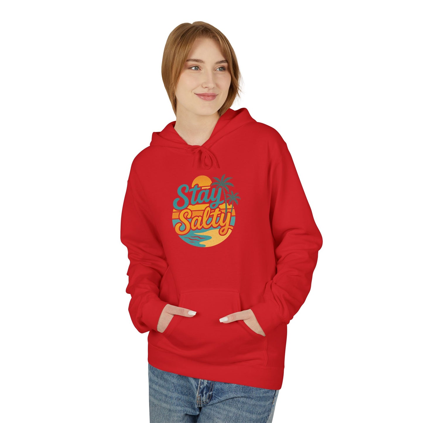 Womans Softstyle Hoodie -Stay Salty Hoodie -