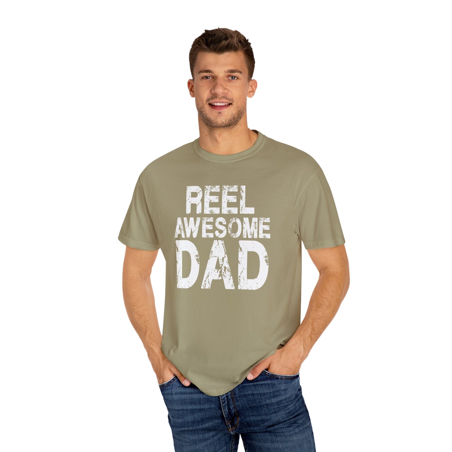 Reel Awesome Dad T-Shirt, Unisex Gift, Father's Day Tee, Casual Wear, Fishing Enthusiast Shirt, Dad Gift Idea