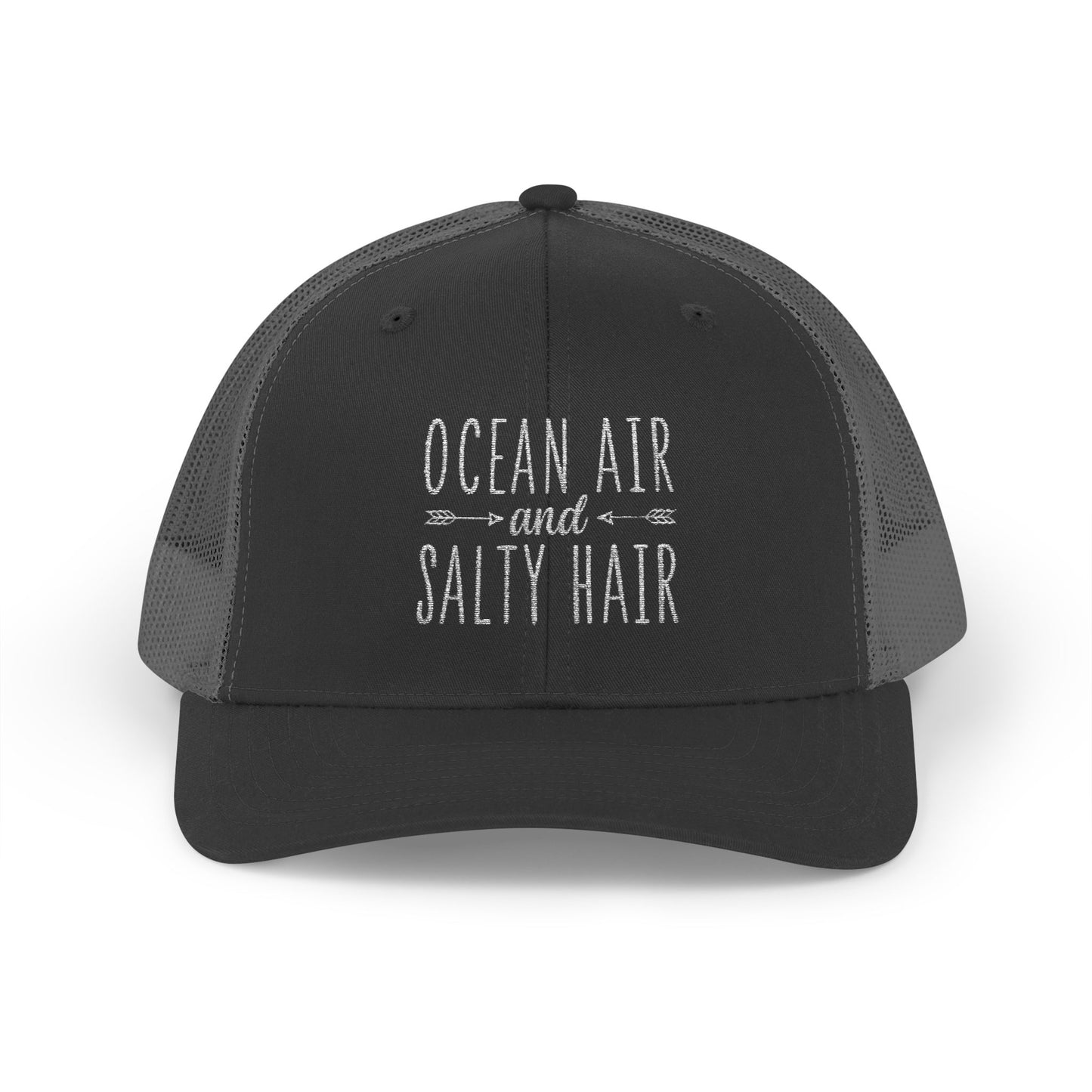 Snapback Trucker Cap -Ocean Air & Salty Hair-