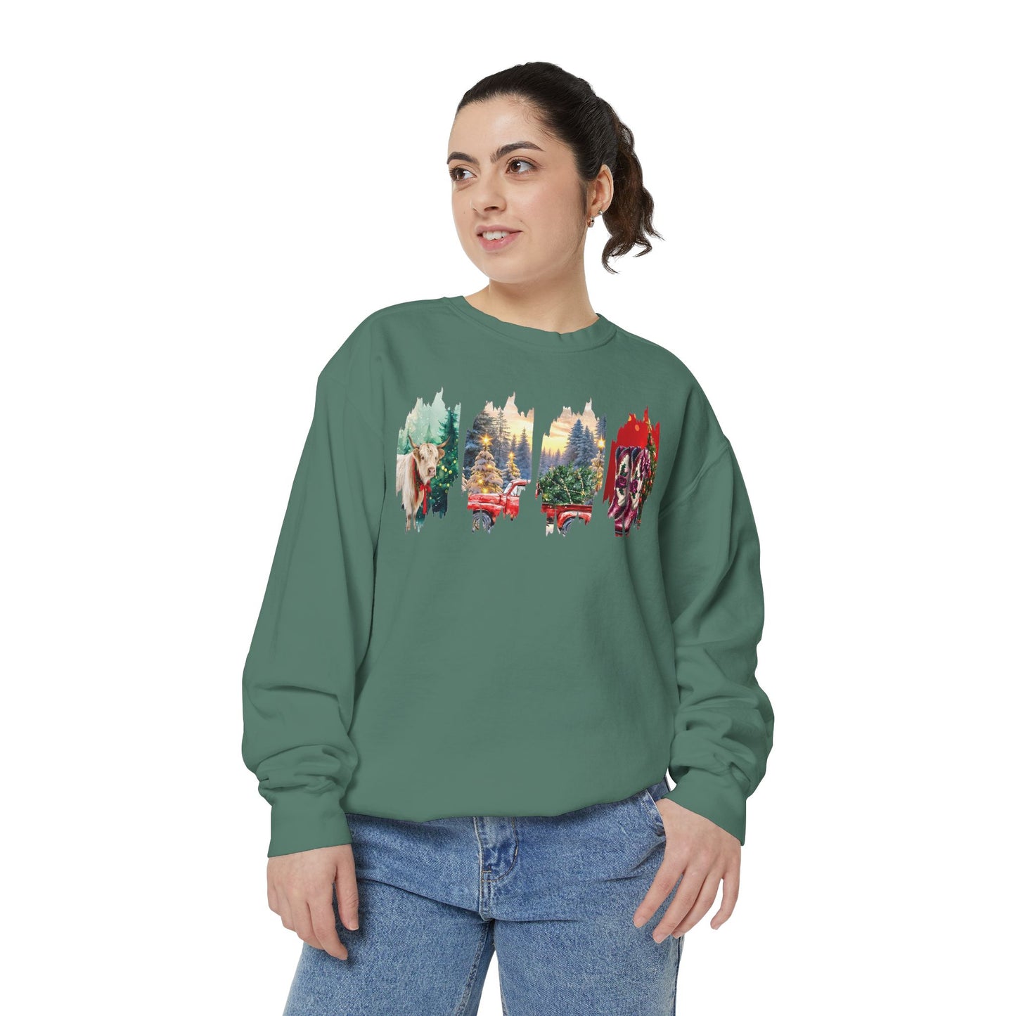 Christmas  Collage Sweatshirt – Perfect Christmas gift