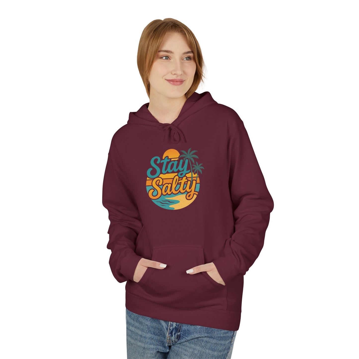 Womans Softstyle Hoodie -Stay Salty Hoodie -