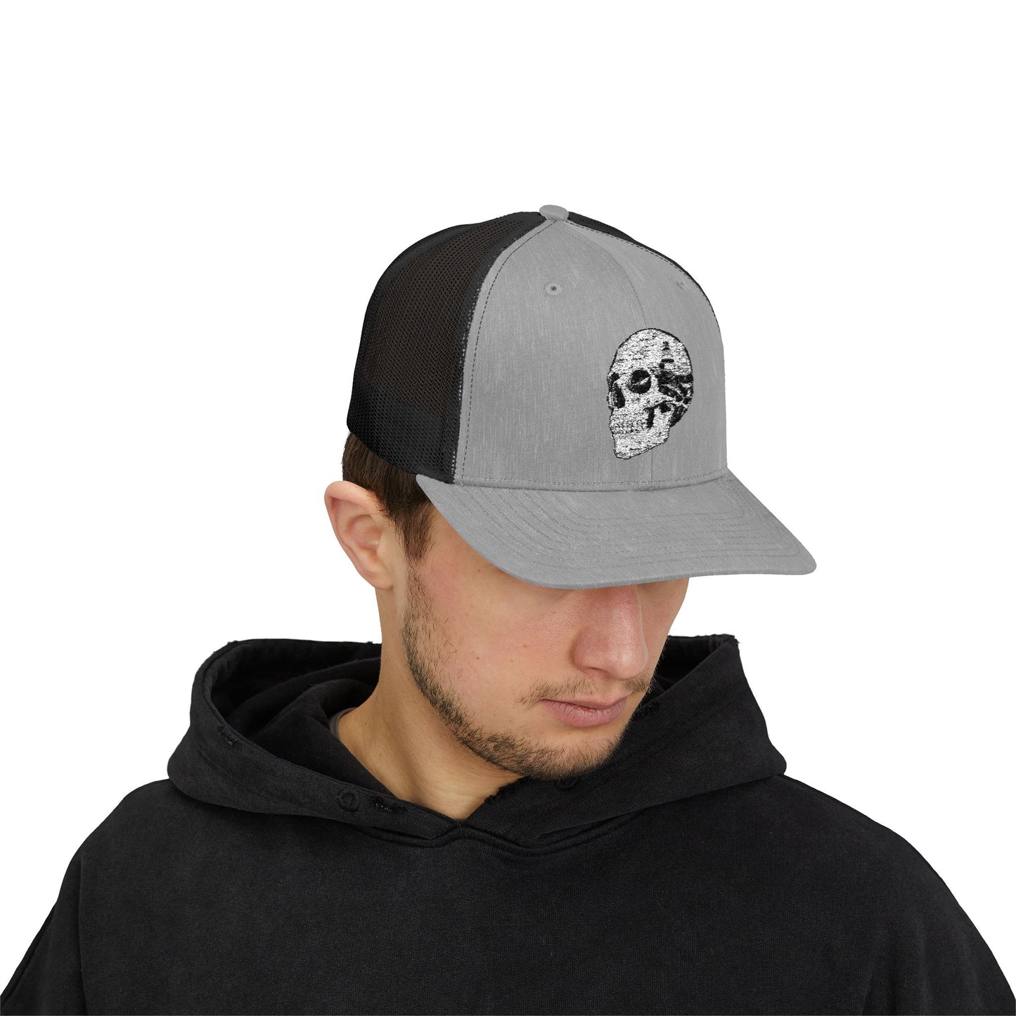 Skull Snapback Trucker Cap | Stylish Men's & Women's Hat