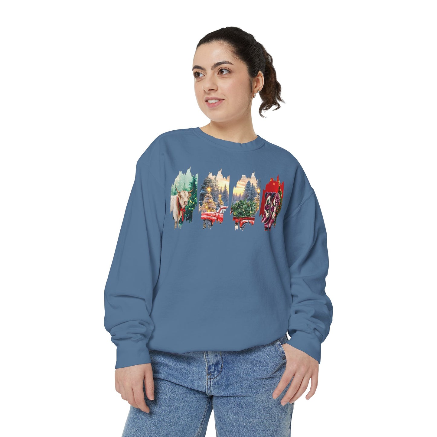 Christmas  Collage Sweatshirt – Perfect Christmas gift