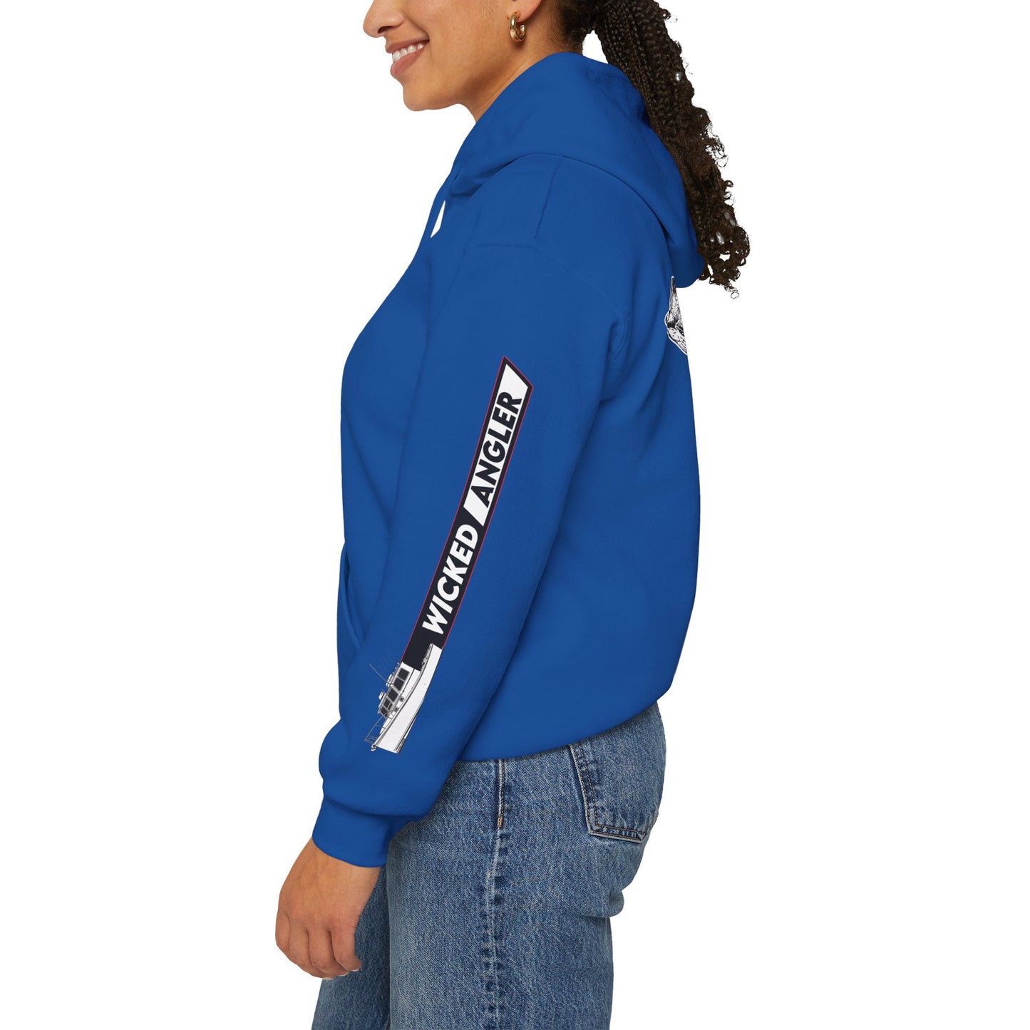 Wicked Angler Fishing Hoodie – Vintage Fish Graphic Pullover