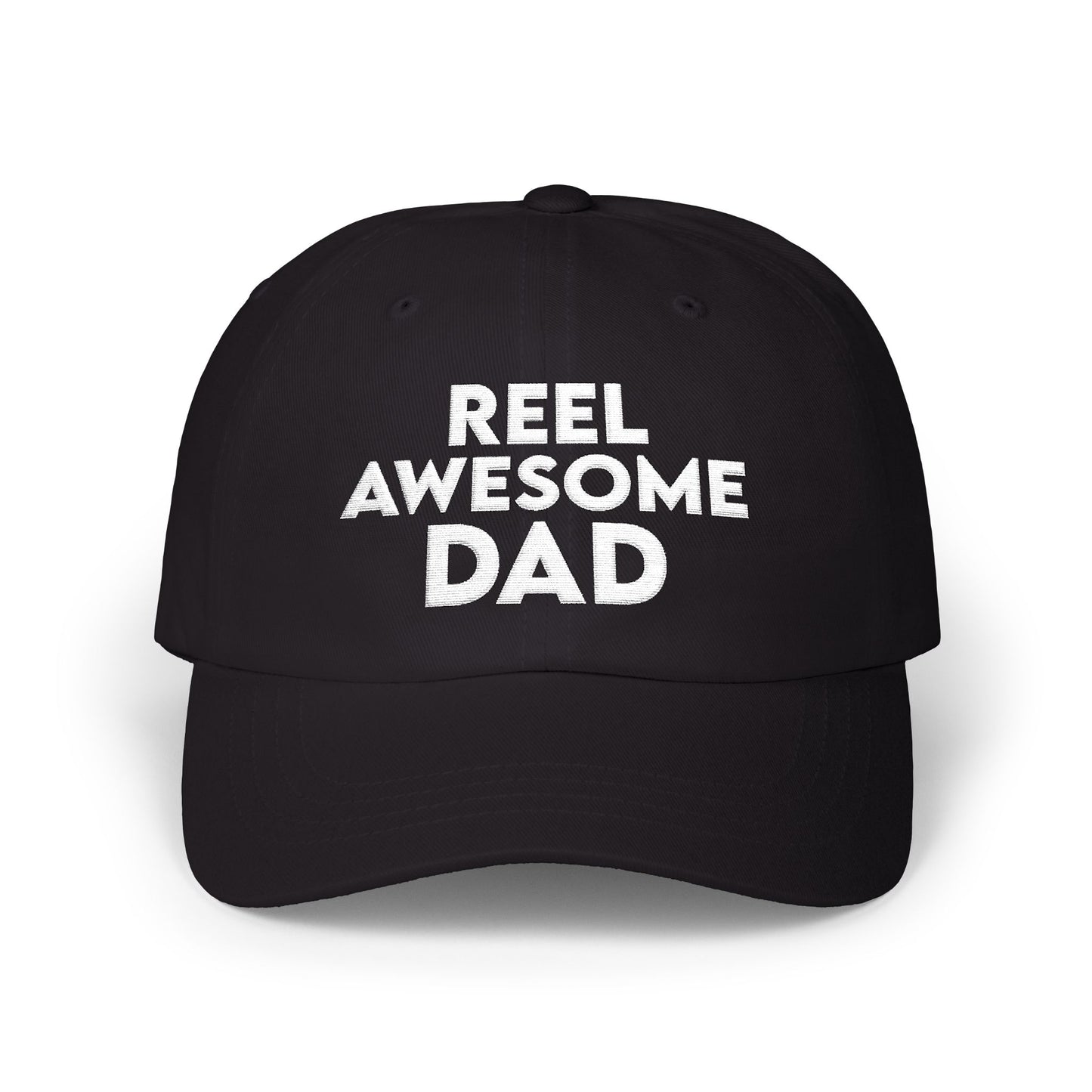 Reel Awesome Dad Cap - Perfect Gift for Dad, Casual Wear, Outdoor Activities, Birthday, Dad's Day