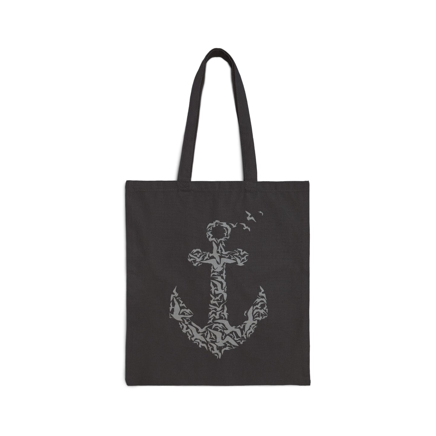 Nautical Cotton Canvas Tote Bag with Anchor Design