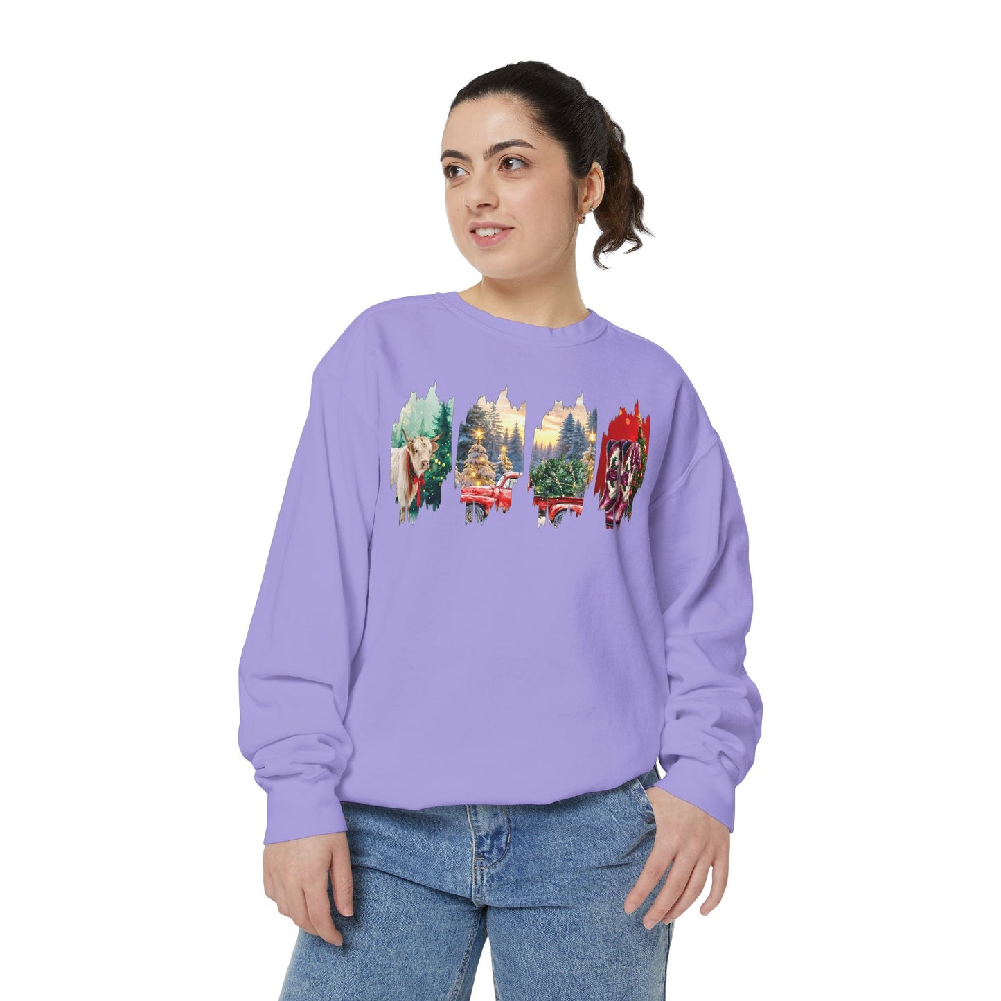 Christmas  Collage Sweatshirt – Perfect Christmas gift