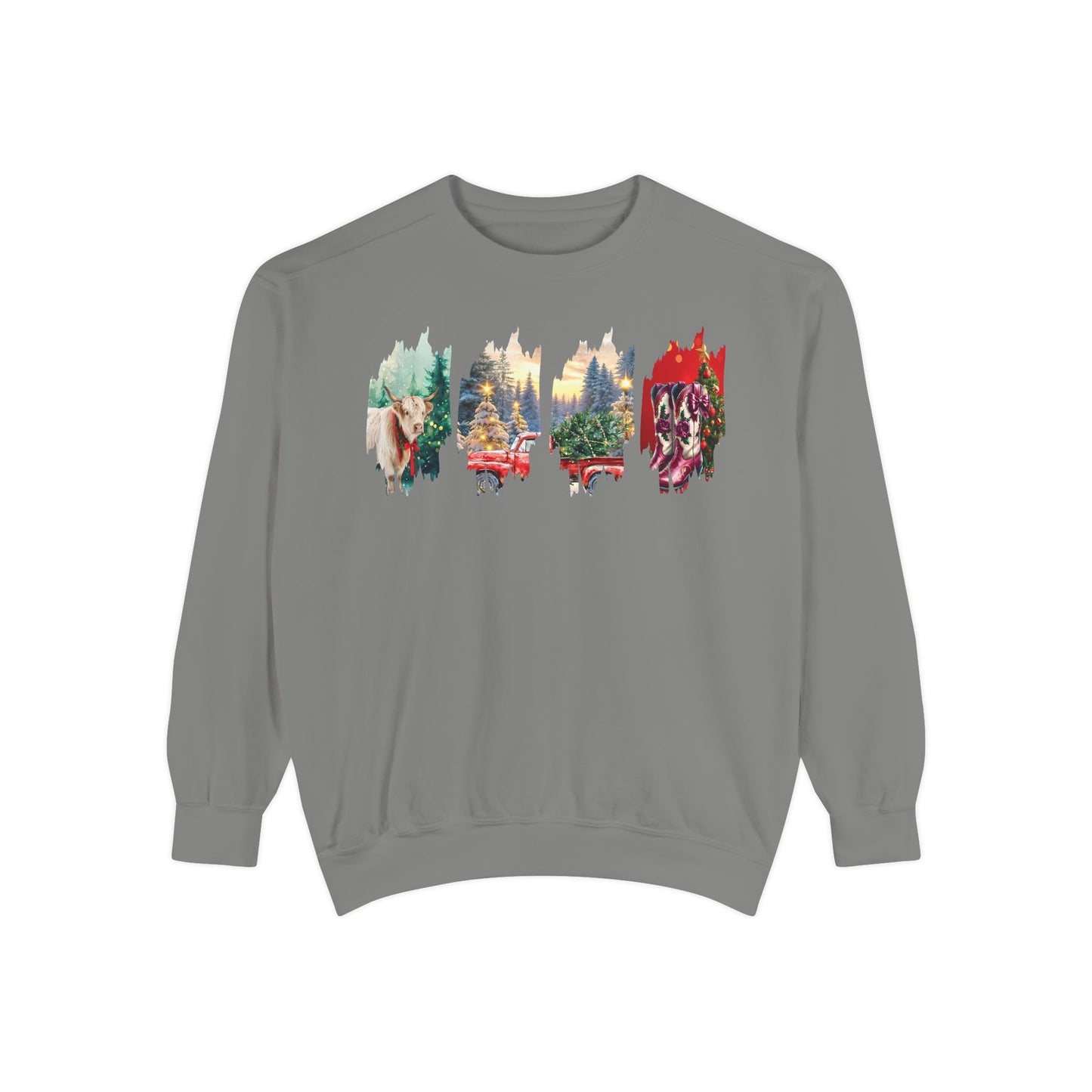 Christmas  Collage Sweatshirt – Perfect Christmas gift