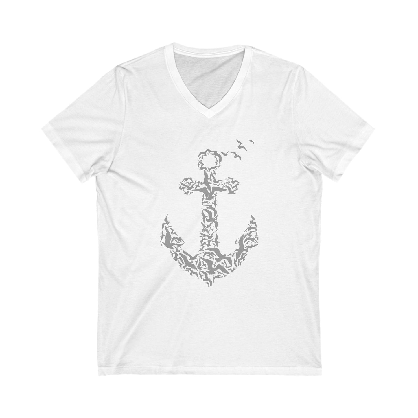 Nautical Anchor V-Neck Tee
