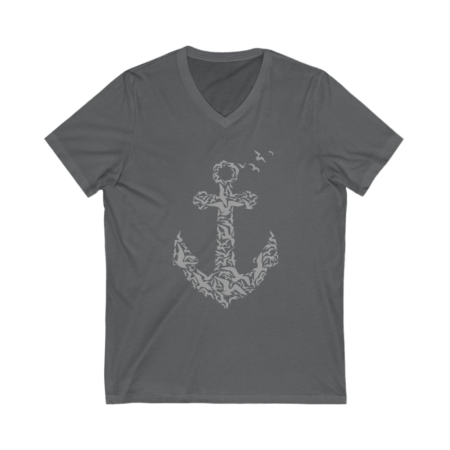 Nautical Anchor V-Neck Tee