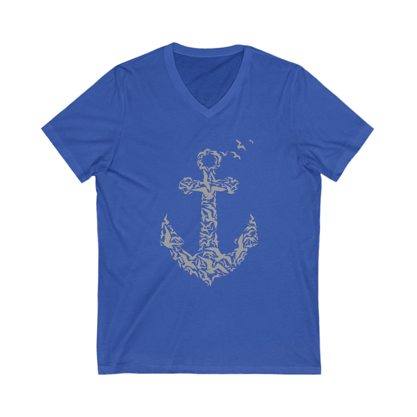 Nautical Anchor V-Neck Tee