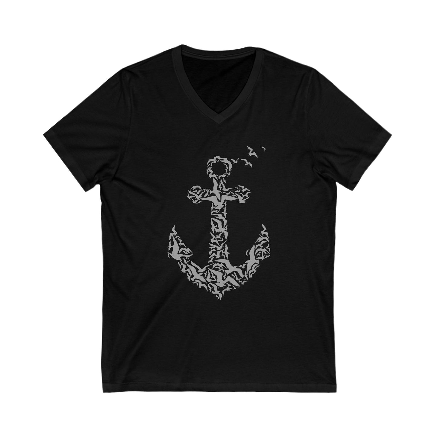 Nautical Anchor V-Neck Tee