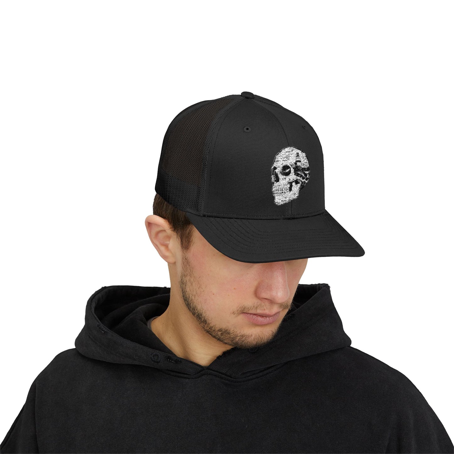 Skull Snapback Trucker Cap | Stylish Men's & Women's Hat