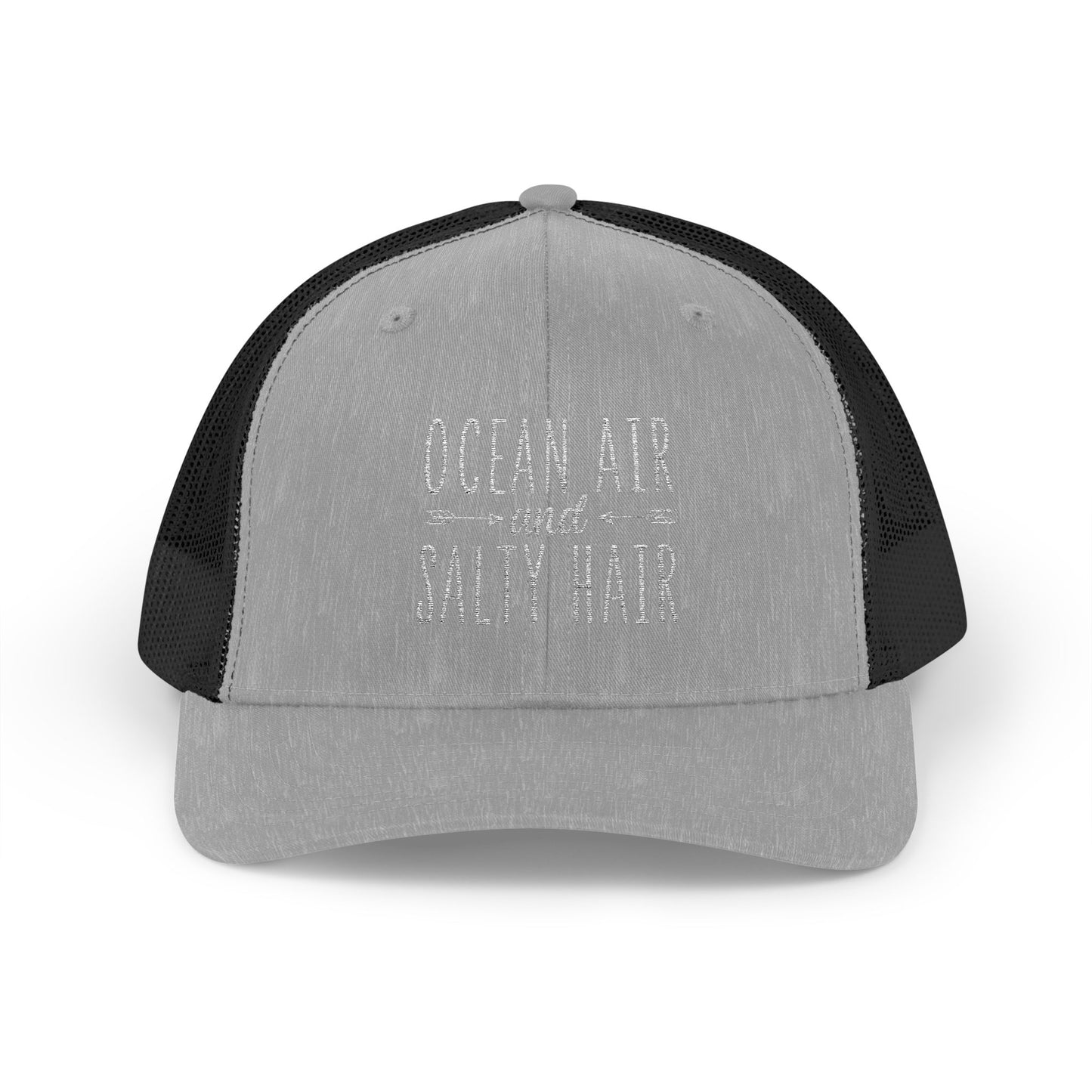 Snapback Trucker Cap -Ocean Air & Salty Hair-