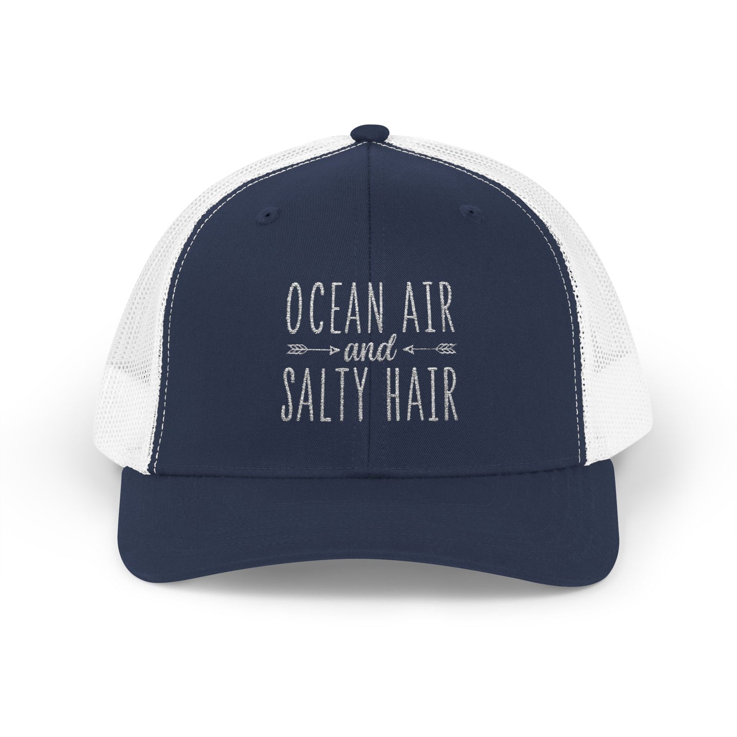 Snapback Trucker Cap -Ocean Air & Salty Hair-