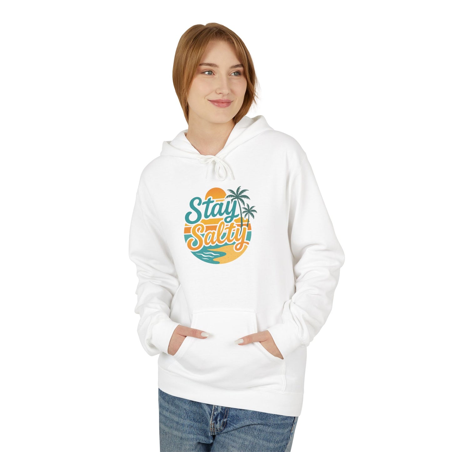 Womans Softstyle Hoodie -Stay Salty Hoodie -