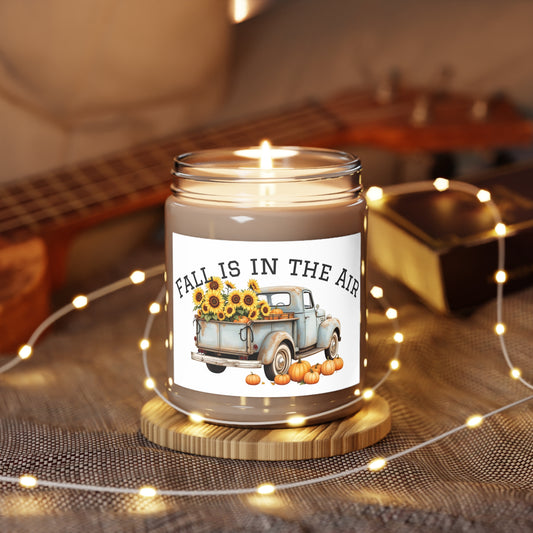 Fall-Themed Soy Candle