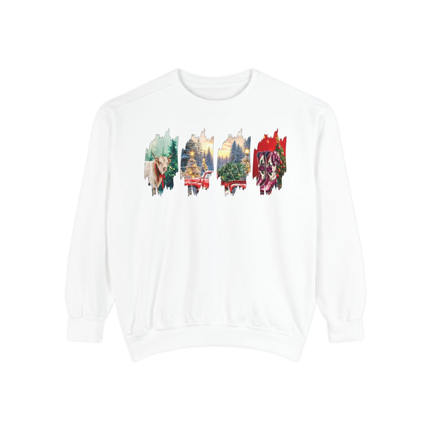 Christmas  Collage Sweatshirt – Perfect Christmas gift