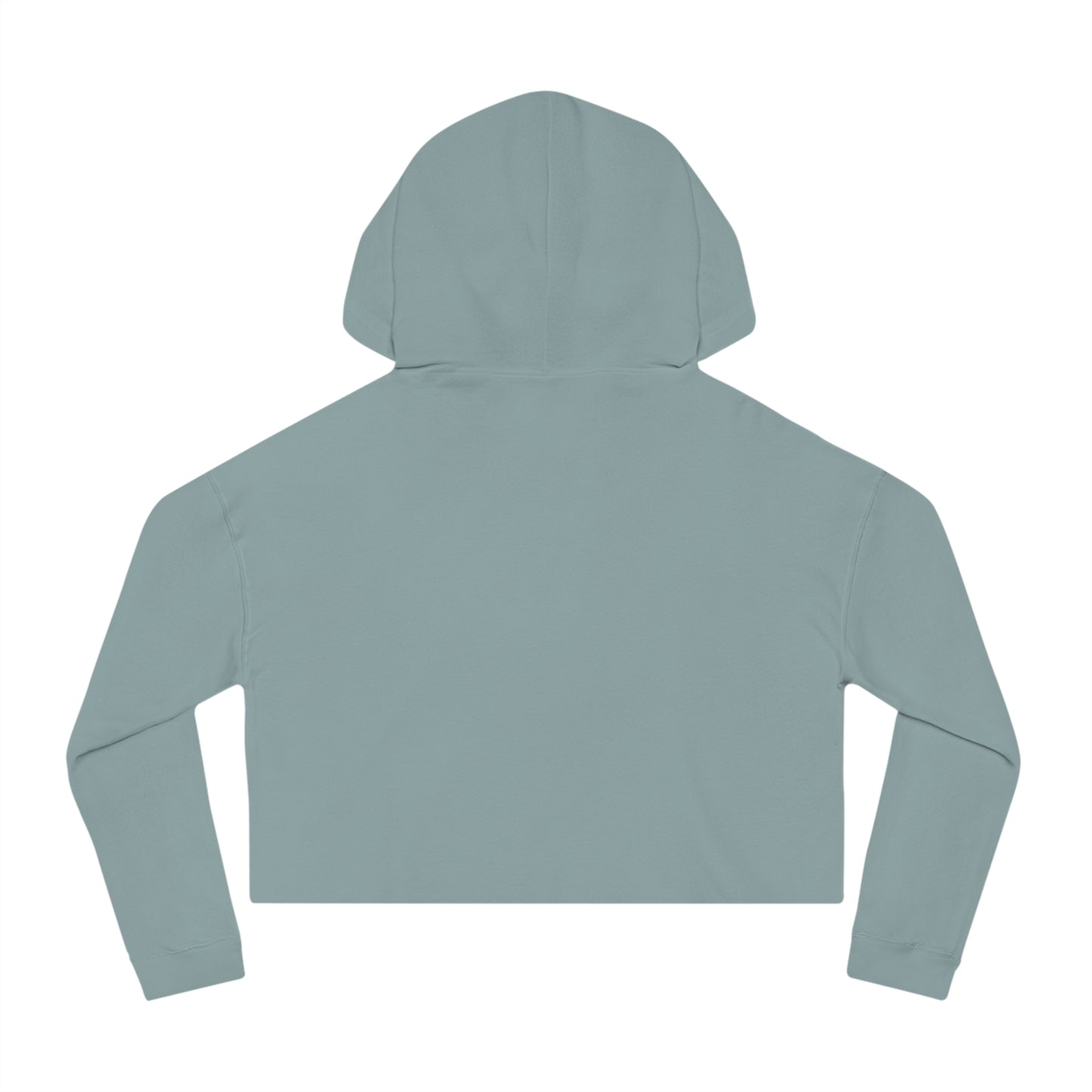 Woman's Cropped Hoodie - Ocean Air and Salty Hair -