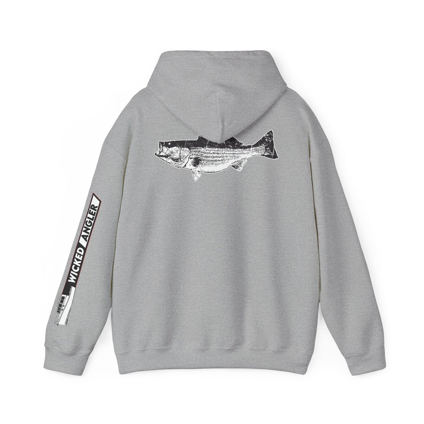 Wicked Angler Fishing Hoodie – Vintage Fish Graphic Pullover