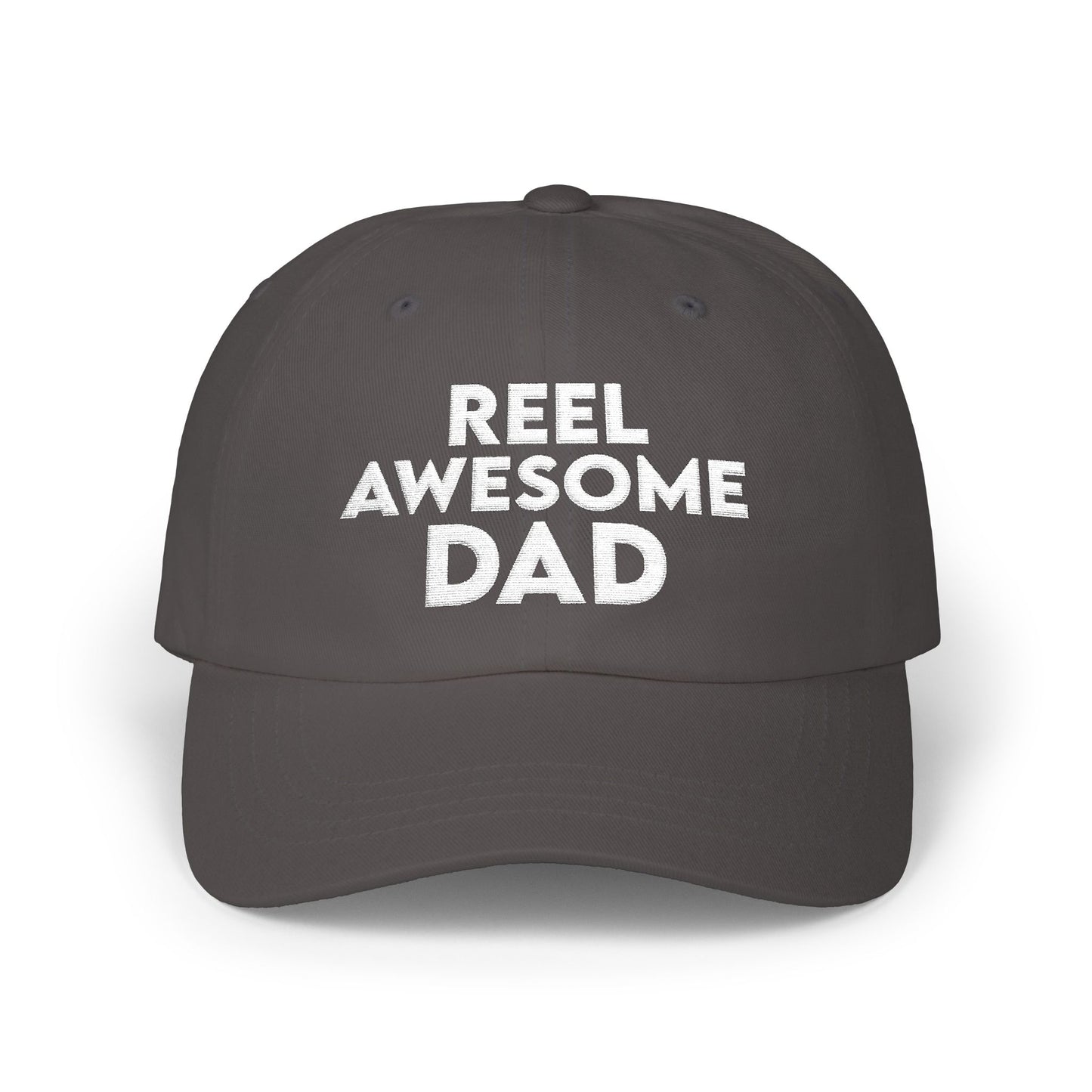 Reel Awesome Dad Cap - Perfect Gift for Dad, Casual Wear, Outdoor Activities, Birthday, Dad's Day