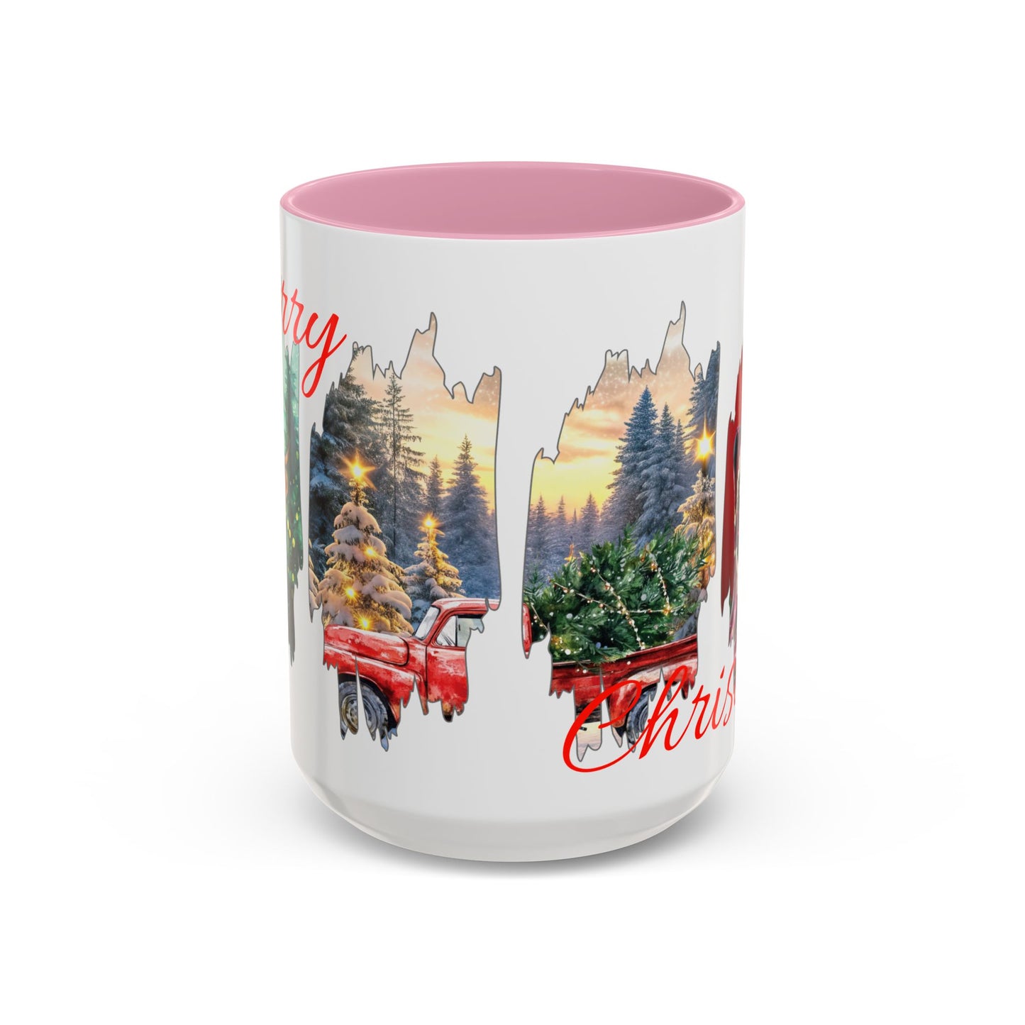 Christmas Collage Mug Highland cow (11oz/15oz)