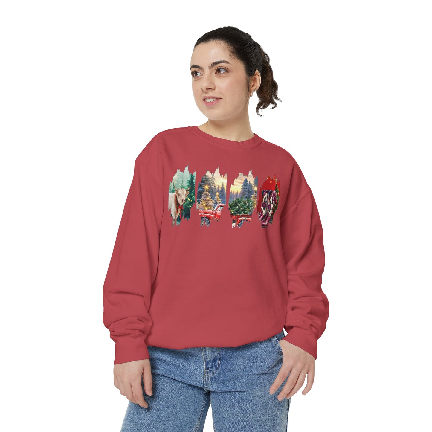 Christmas  Collage Sweatshirt – Perfect Christmas gift